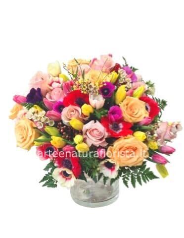 Piccolo bouquet di fiori misti