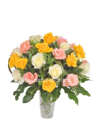 Bouquet di roselline assortite