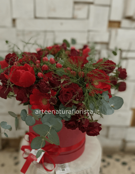 Flower box rossa