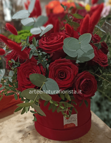 Rose rosse in box