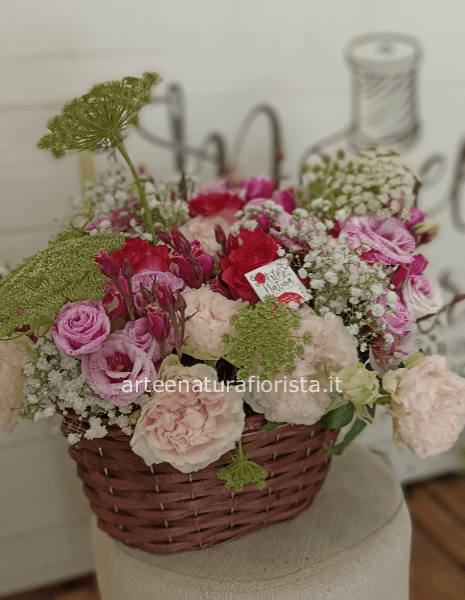 Cestino fiorito