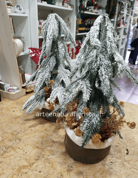 Alberello innevato artificiale