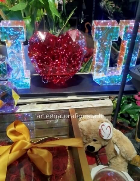 Scritta plex I love you