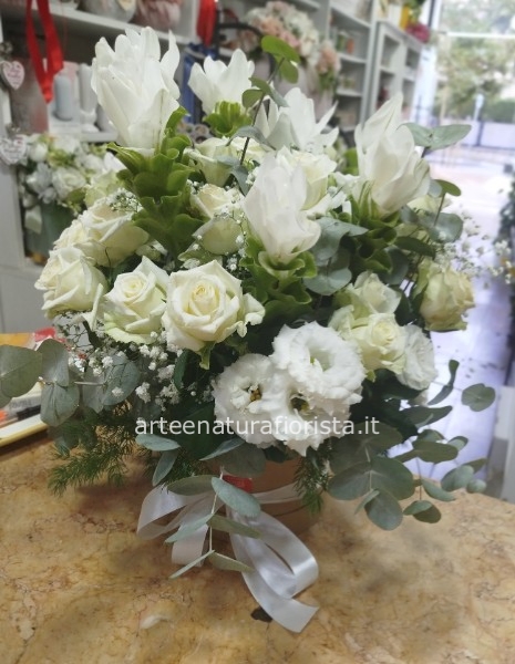 Flower box per matrimonio